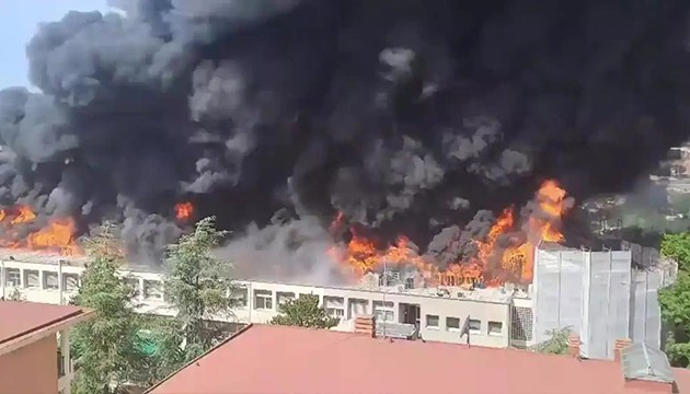 Üniversitede büyük yangın