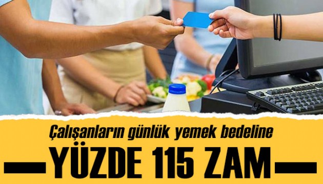 Çalışanların 2023 yılındaki günlük yemek bedeli belli oldu