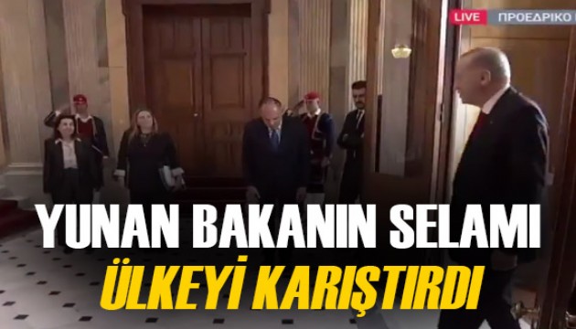 Yunan bakanın Erdoğan'a selamı ülkeyi karıştırdı! Sosyal medyada linç edildi