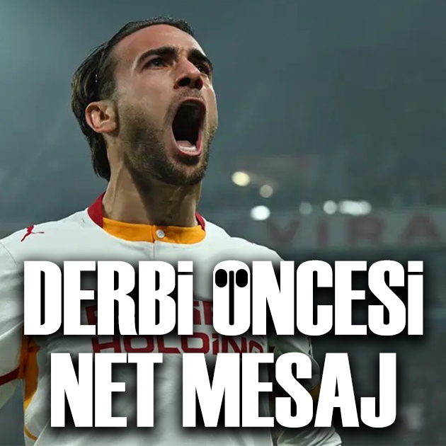 Yunus Akgün'den derbi öncesi mesaj