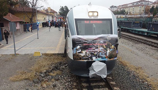 Turistik Tuz Ekspresi Çankırı'ya ulaştı