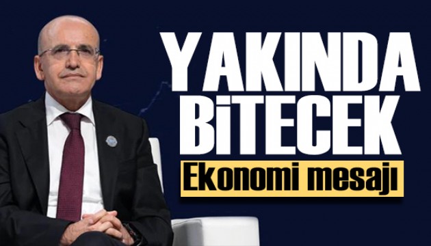 Bakan Şimşek: Ekonomi programı iki önemli şoku atlattı