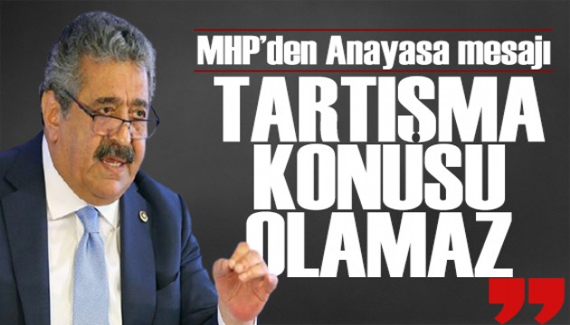 MHP'li Feti Yıldız'dan Anayasa mesajı: Bazı maddeler tartışma konusu olamaz