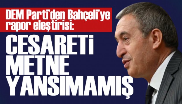 DEM Parti'den AK Parti ve MHP'ye eleştiri: İçerik tatmin etmiyor