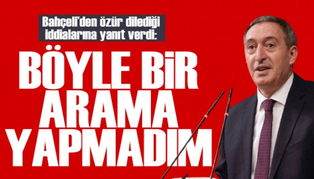 Tuncer Bakırhan ilk kez yanıtladı: Bahçeli'yi aradı mı?