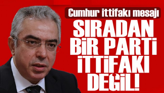 Mehmet Uçum'dan Cumhur İttifakı mesajı: Türkiye'nin beka ittifakıdır!