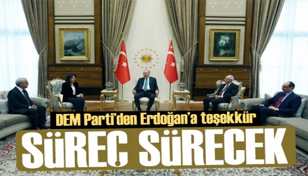 DEM Parti'den açıklama: Süreç kararlılıkla sürecek