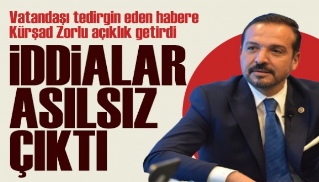 Kürşad Zorlu iddialara yanıt verdi: Harçlarda değişiklik yok