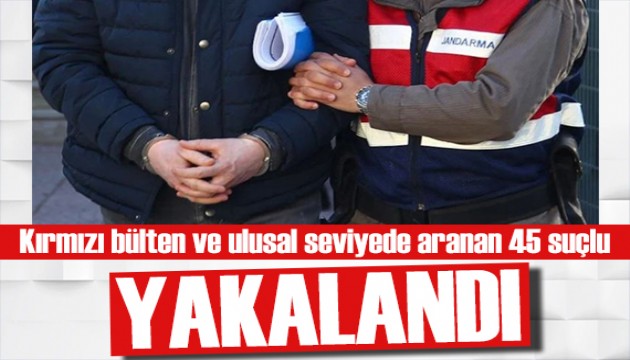 Kırmızı bültenle aranıyorlardı! Yakalandılar