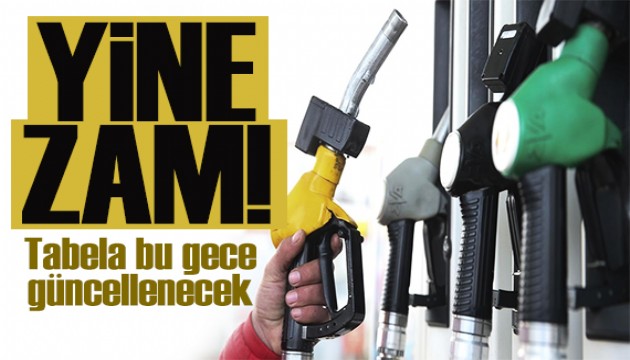Akaryakıt tabelalarına zam güncellemesi! Bu gece tabela değişiyor