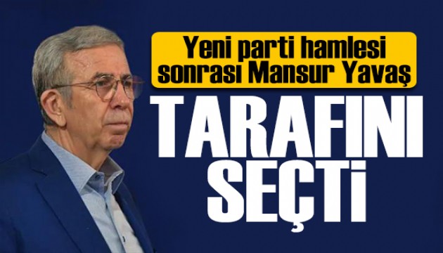 Özgür Özel'den yeni parti! Mansur Yavaş tarafını seçti mi?