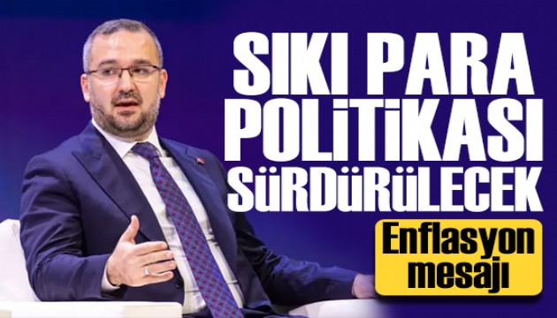 Merkez Bankası'ndan enflasyon mesajı: Sıkı para politikası sürdürülecek