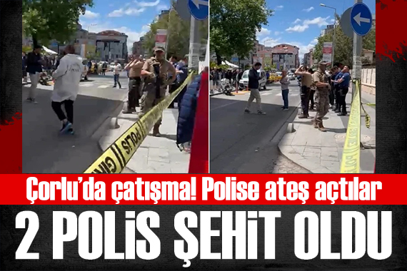 Tekirdağ'da çatışma! 2 polisimiz şehit oldu