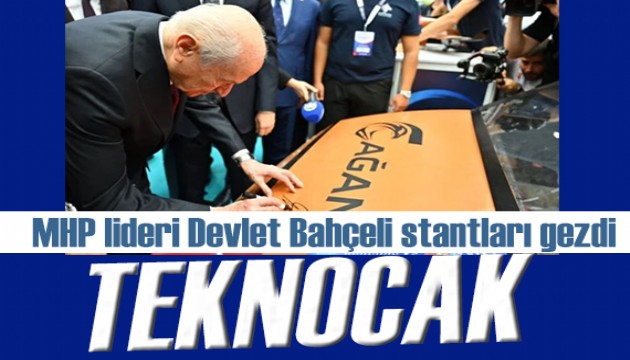 Bahçeli'den TEKNOCAK çıkarması! İstiklal yarış aracını imzaladı