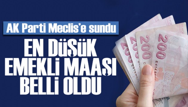 En düşük emekli aylığına zam! Teklif Meclis'te