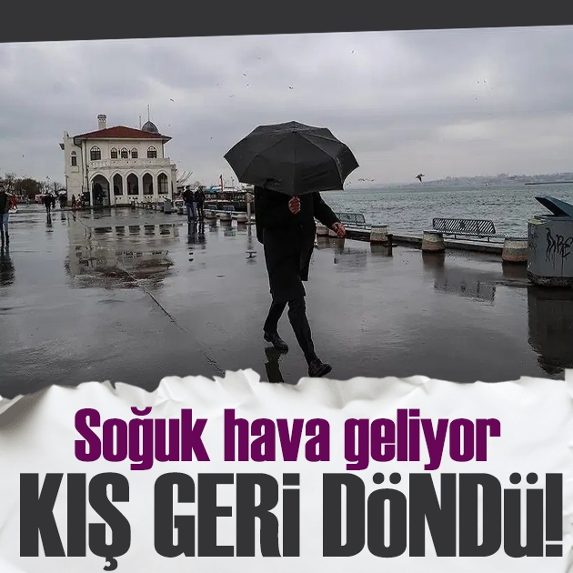 Balkanlardan soğuk hava geliyor: Kış geri döndü