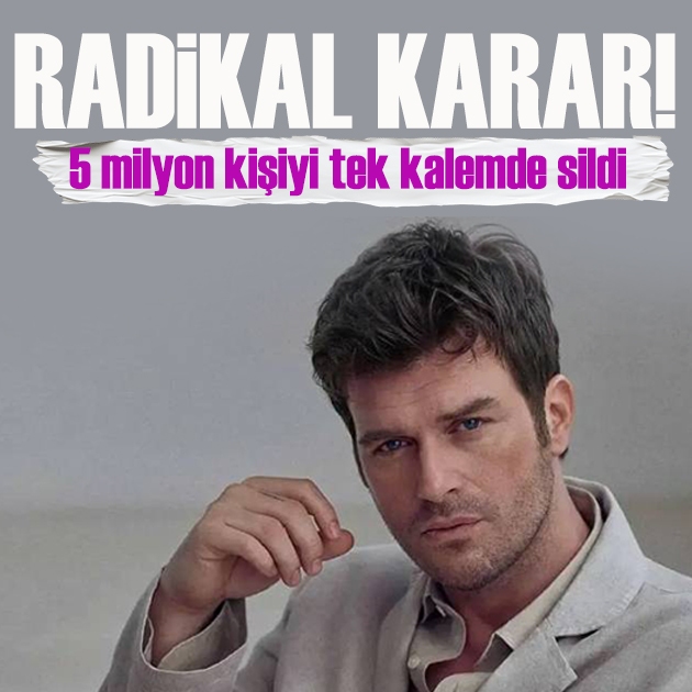 Kıvanç Tatlıtuğ'dan radikal karar!