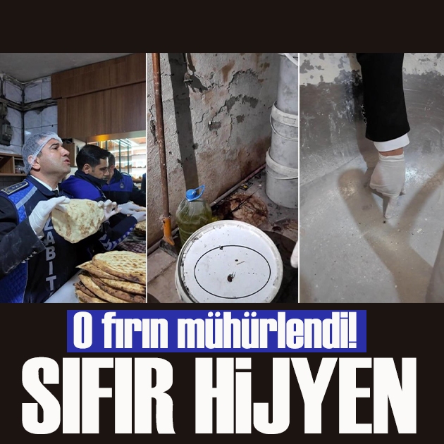 Hatay'da hijyen kurallarına uymayan fırın mühürlendi!