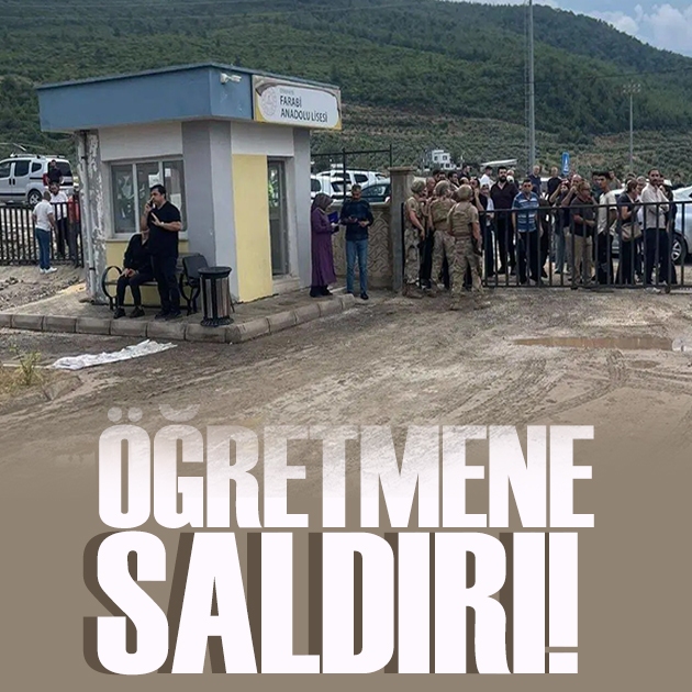 Son dakika! Osmaniye'de okulda öğretmene silahlı saldırı!