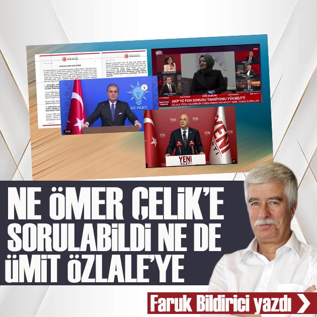 Medya Ombudsmanı Faruk Bildirici yazdı: Ne Ömer Çelik’e sorulabildi ne de Ümit Özlale’ye