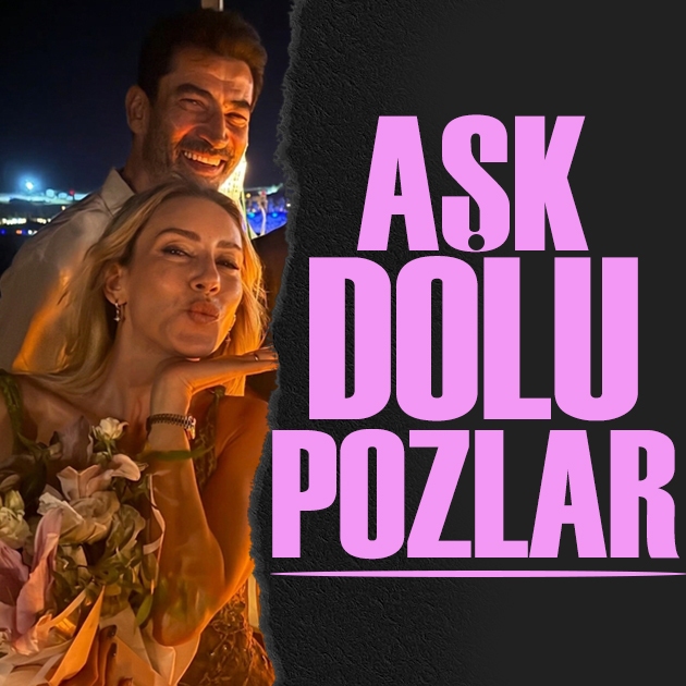 Kenan İmirzalıoğlu'ndan Sinem Kobal'a aşk dolu kutlama