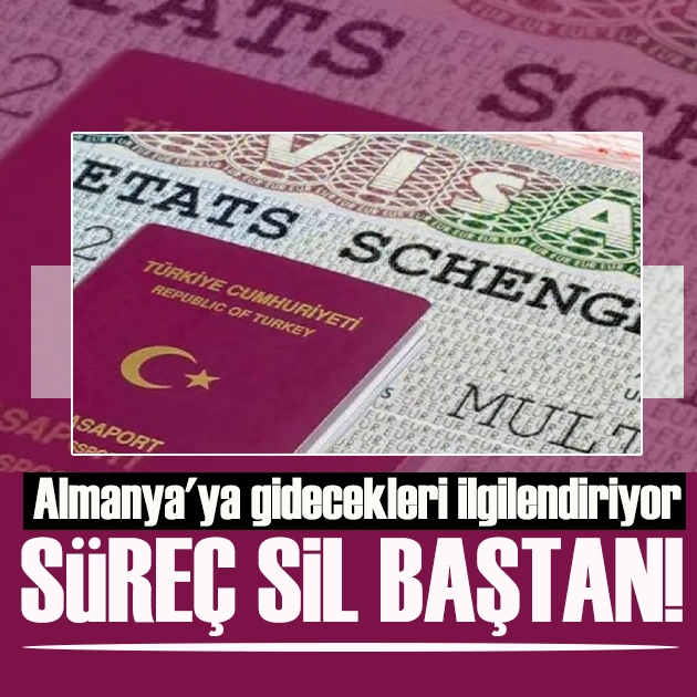 Almanya'ya gidecekleri ilgilendiriyor: Vize işlemlerinde yeni dönem başlıyor