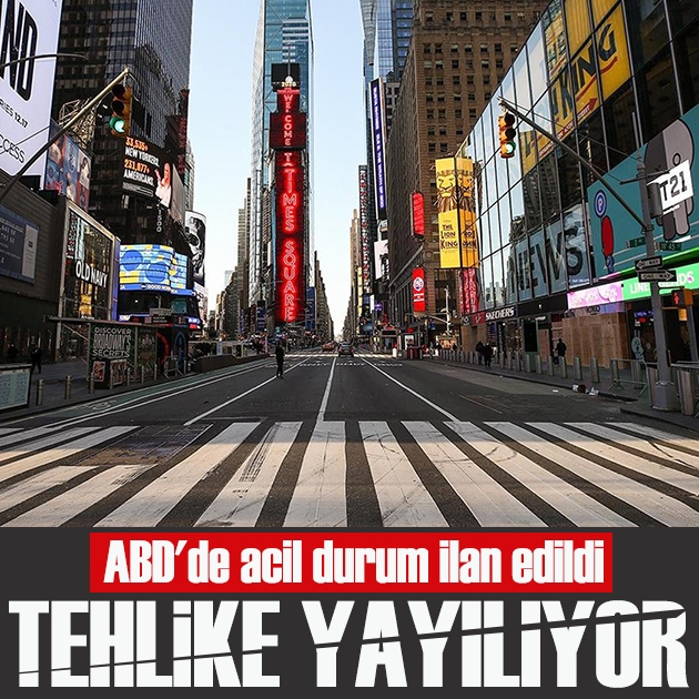 Tehlike 18 bölgeye yayıldı, ABD'de acil durum ilan edildi