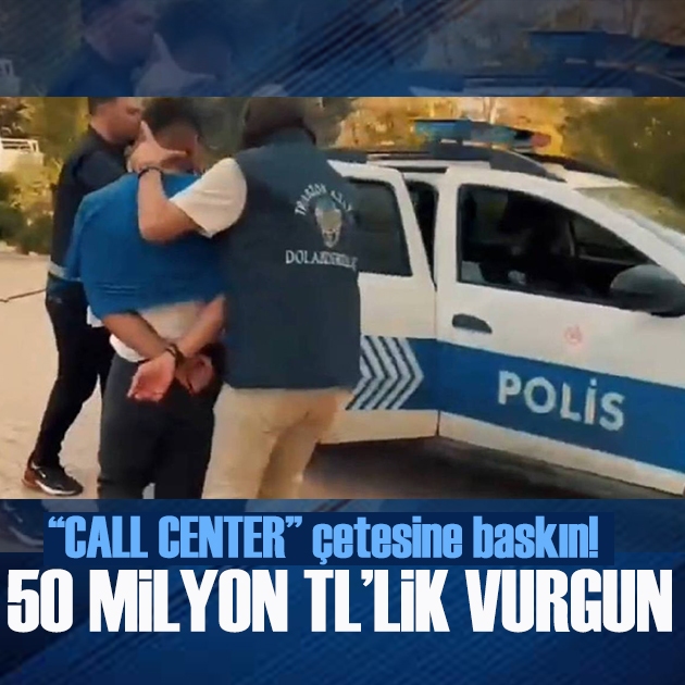 Telefonla arayıp banka çalışanı gibi davrandılar!  “CALL CENTER” çetesine baskın!