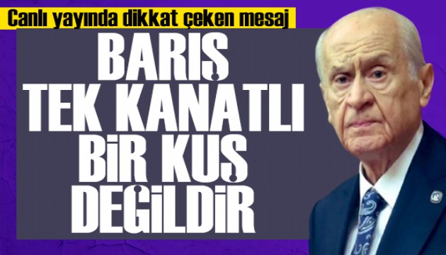 Bahçeli'den dikkat çeken mesaj: Gereksiz tartışmalara mahal yok