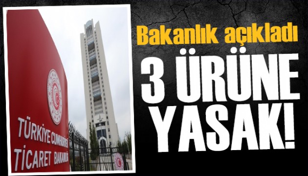 Bakanlık denetimlerini sürdürüyor: 3 ürünün satışı yasaklandı