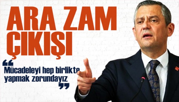 Özgür Özel'den DİSK'e ziyaret! Asgari ücrete ara zam çıkışı