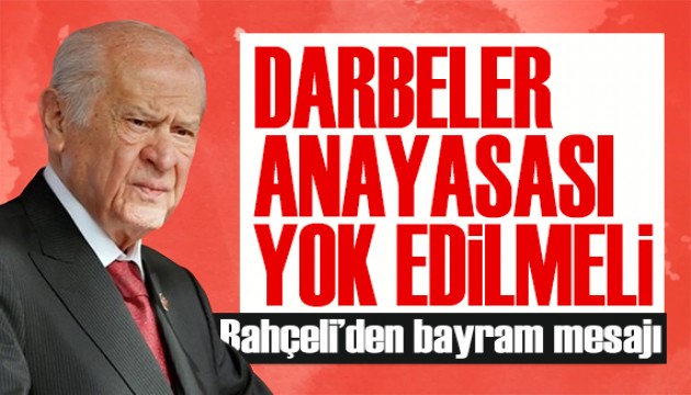 Bahçeli'den Alparslan Türkeş'e ziyaret: Darbe anayasası yok edilmeli