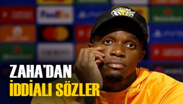 Wilfried Zaha net konuştu: 'ManU'yu yakabilecek oyuncularımız var'