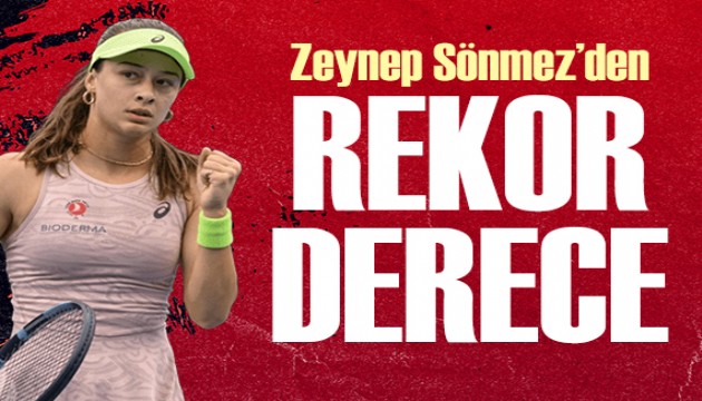 Zeynep Sönmez tarihe geçti