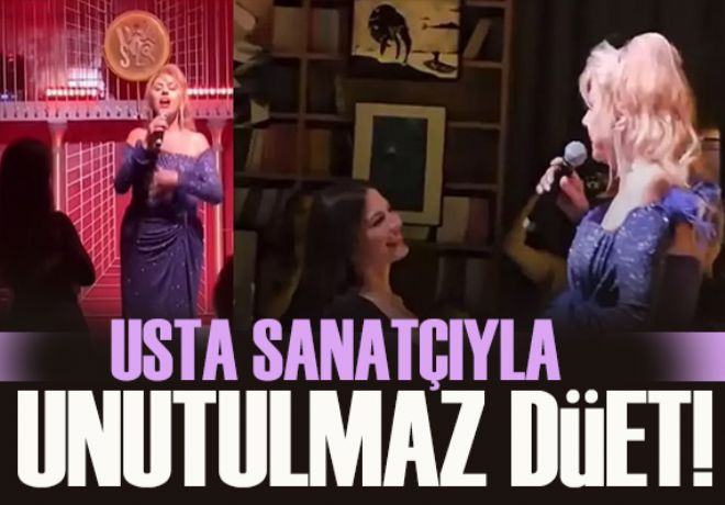 Demet Özdemir, Kamuran Akkor'la şarkı söyledi