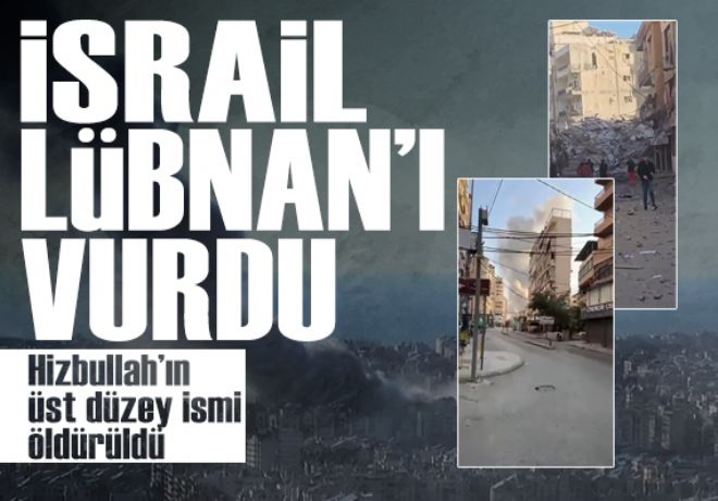 İsrail Lübnan'ı vurdu