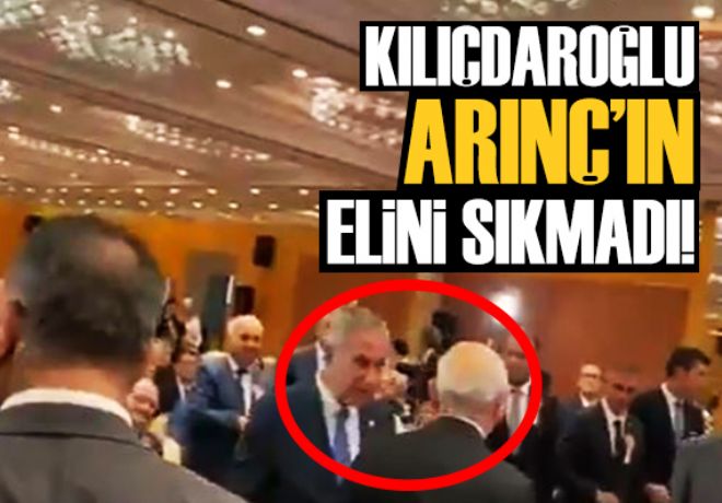 Kemal Kılıçdaroğlu, Bülent Arınç'ı es geçti!